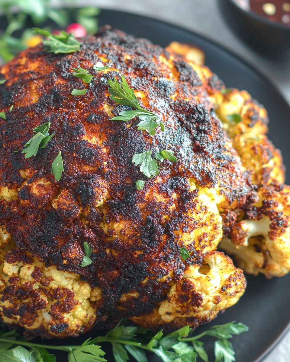 Air Fryer Whole Roasted Cauliflower