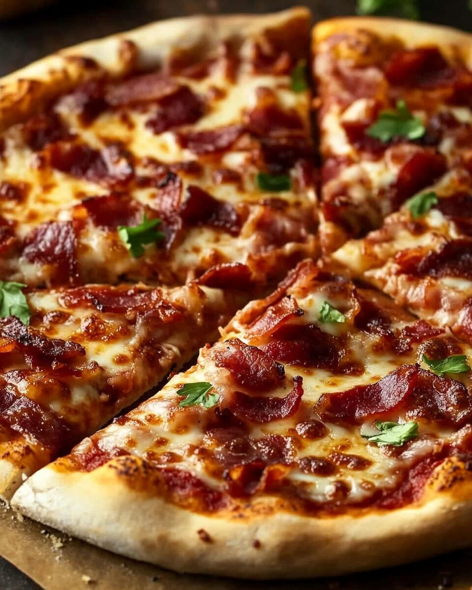 Barbecue Bacon Pizza