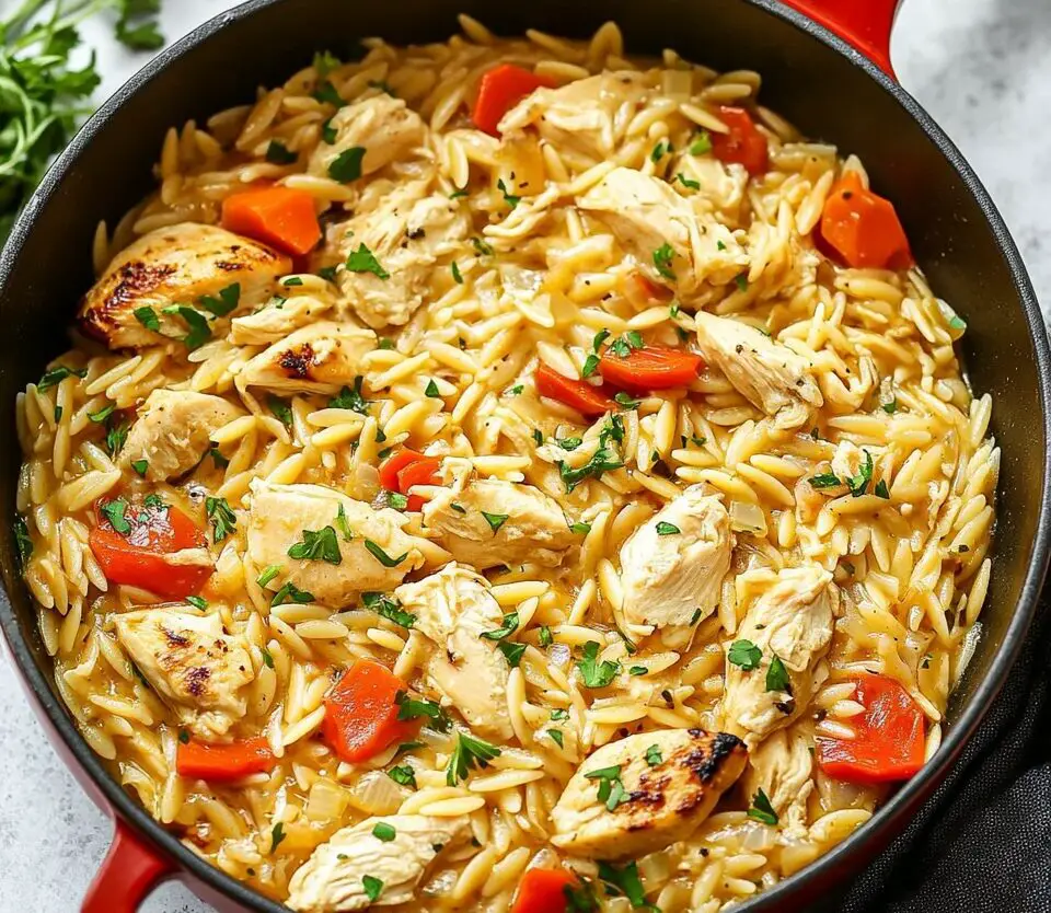Chicken and Orzo