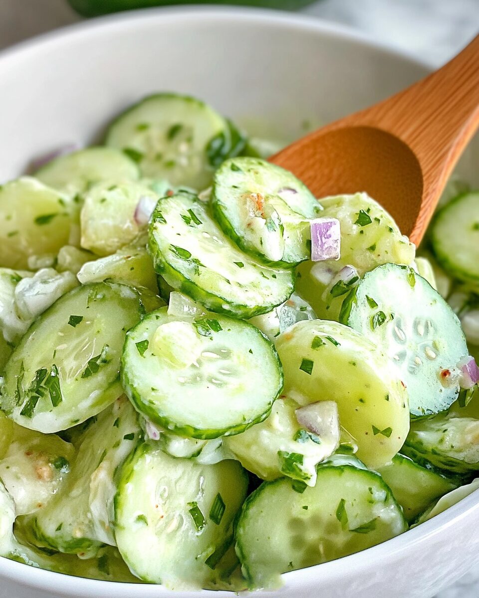 Creamy Cucumber Salad