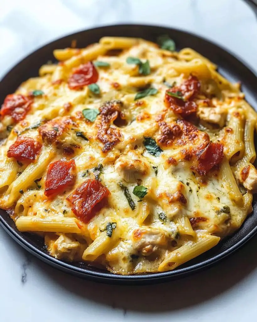 Chicken Mozzarella Pasta Bake