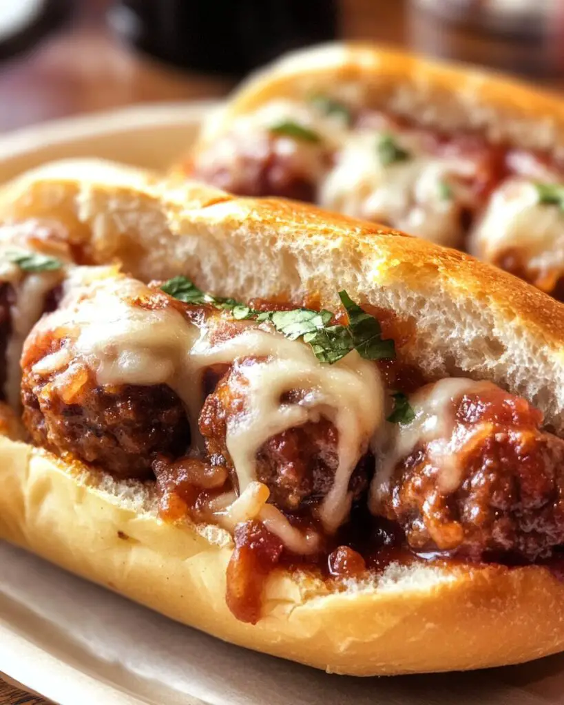 Crockpot Meatball Subs