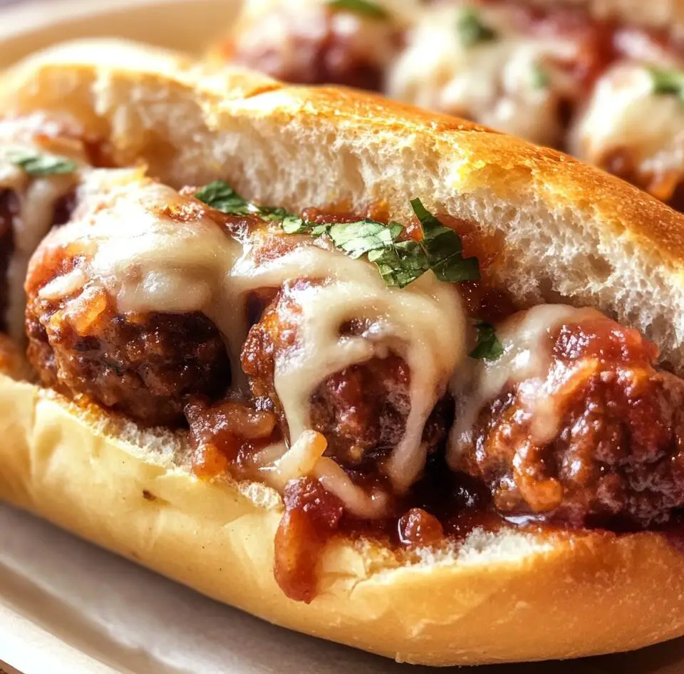Crockpot Meatball Subs