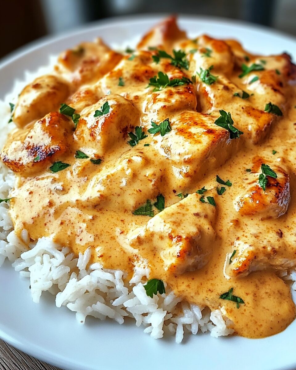 Creamy Smothered Chicken and Rice