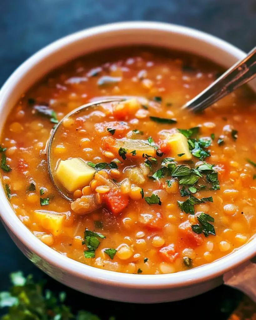 Hearty Lentil Vegetable Soup