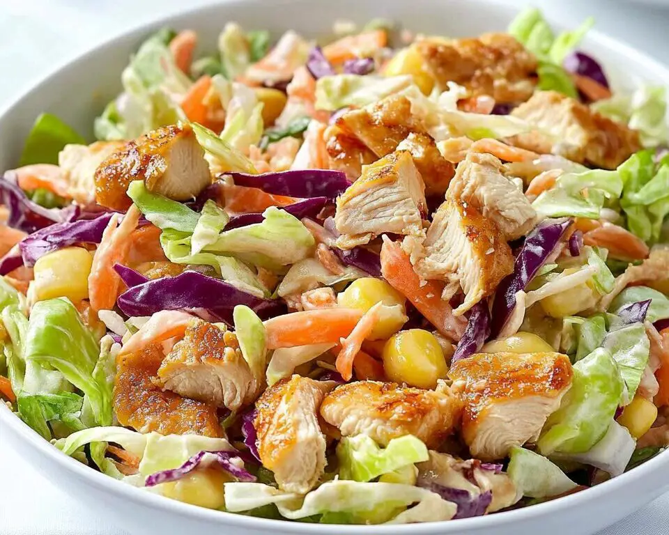 Hawaiian Chicken Slaw Salad