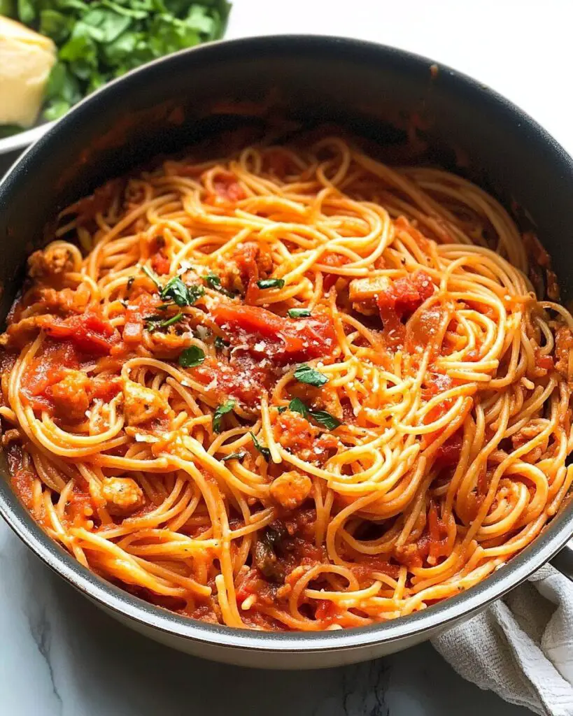One Pot Spaghetti