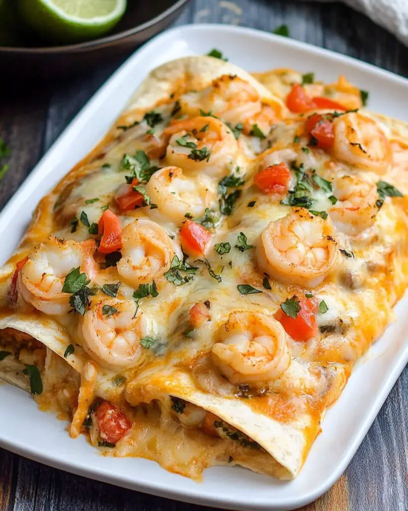 Creamy Shrimp Enchiladas