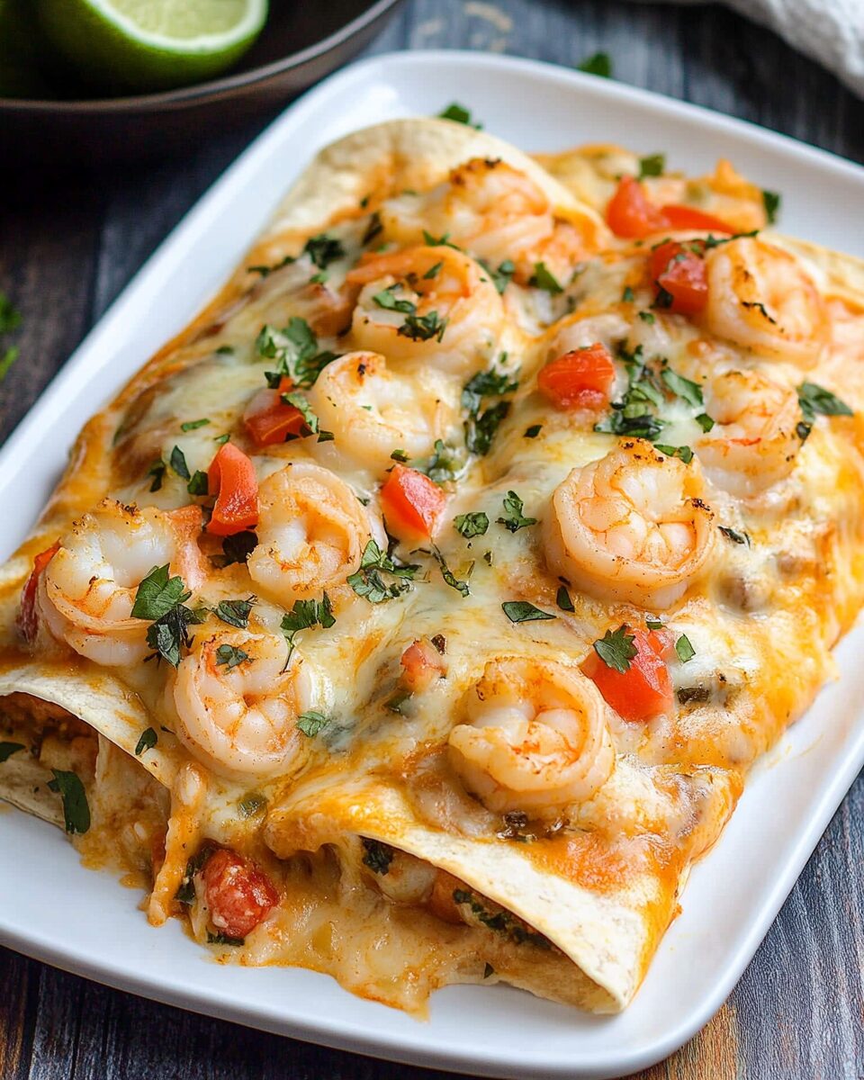 Creamy Shrimp Enchiladas