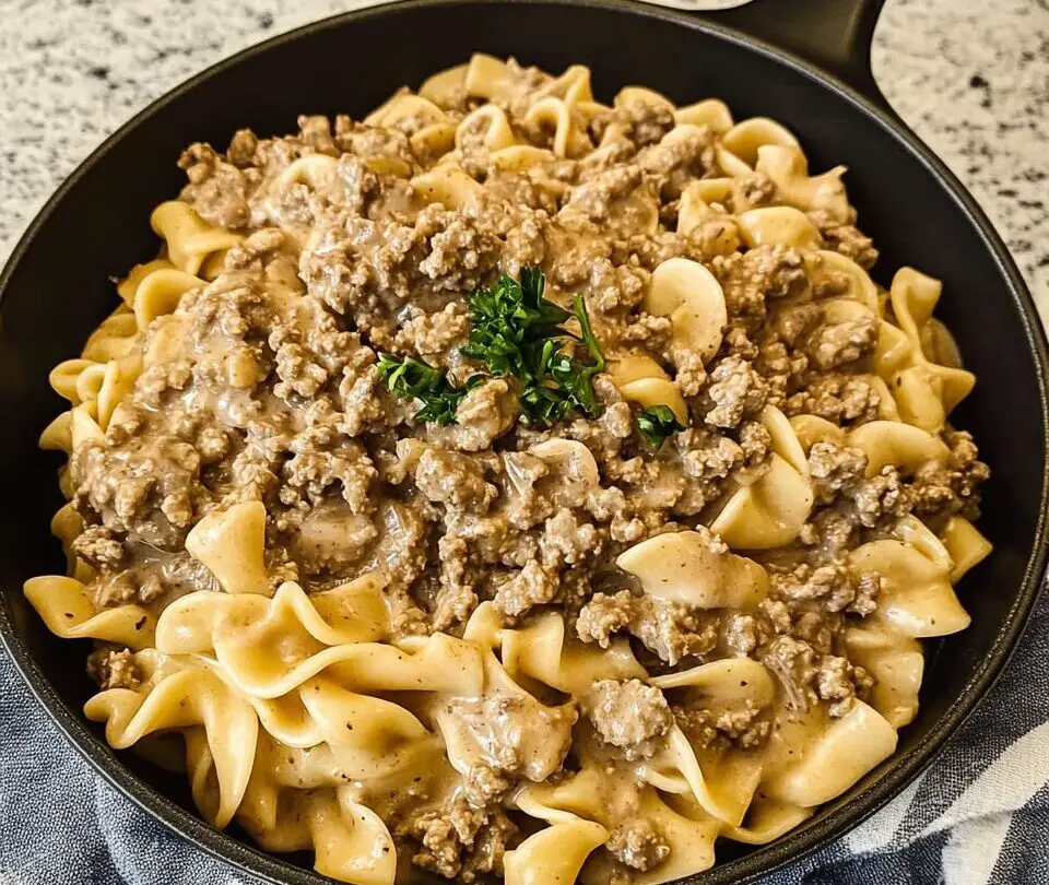 Ground Beef Stroganoff