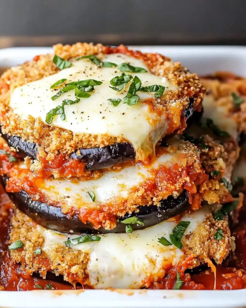 Baked Eggplant Parmesan