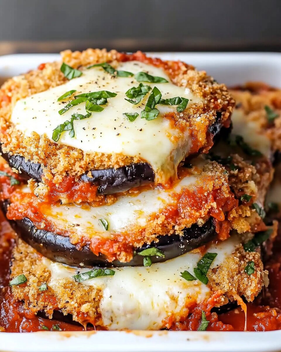 Baked Eggplant Parmesan