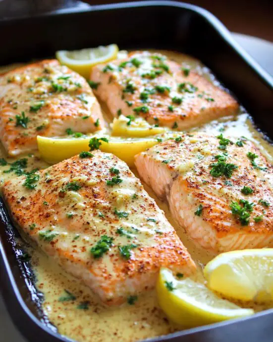 Dijon Baked Salmon