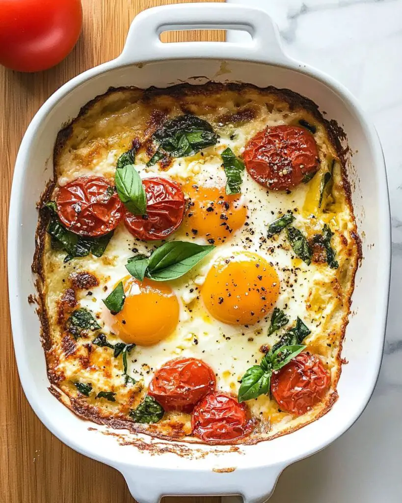 Baked Feta Eggs