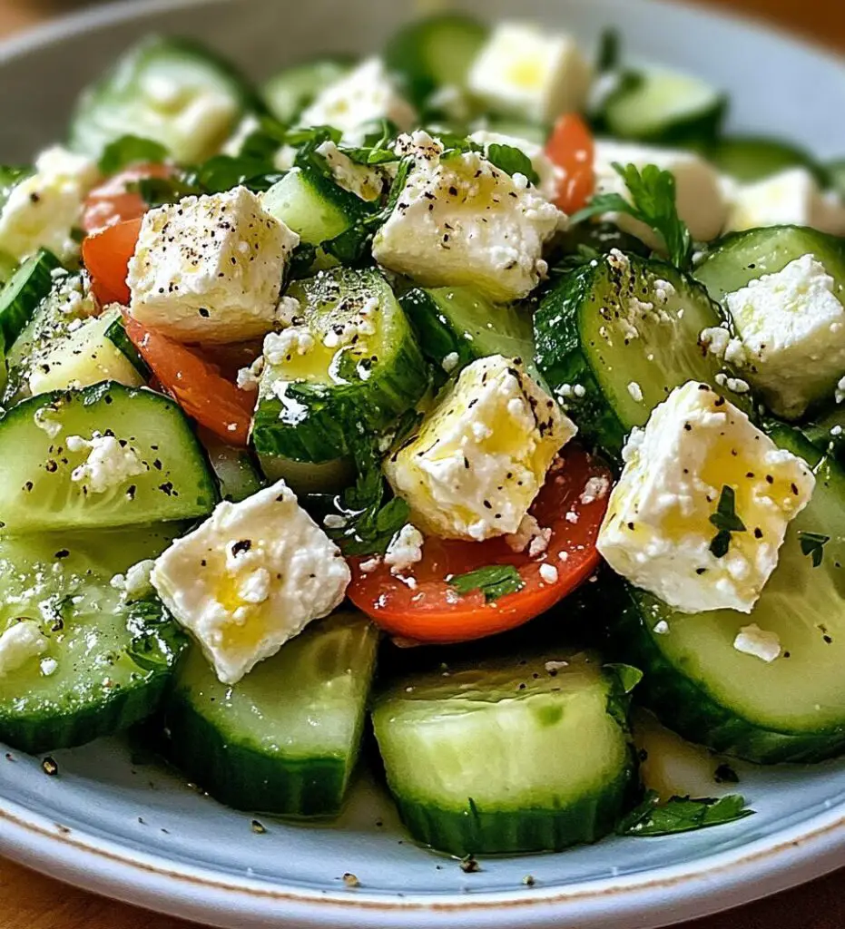 Cucumber Feta Salad
