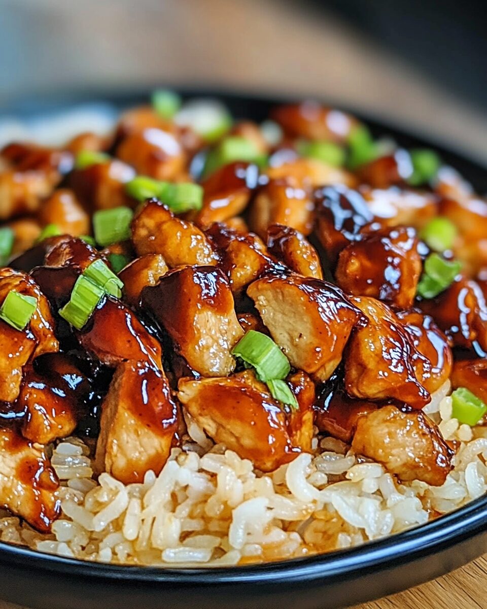 Honey BBQ Chicken Rice