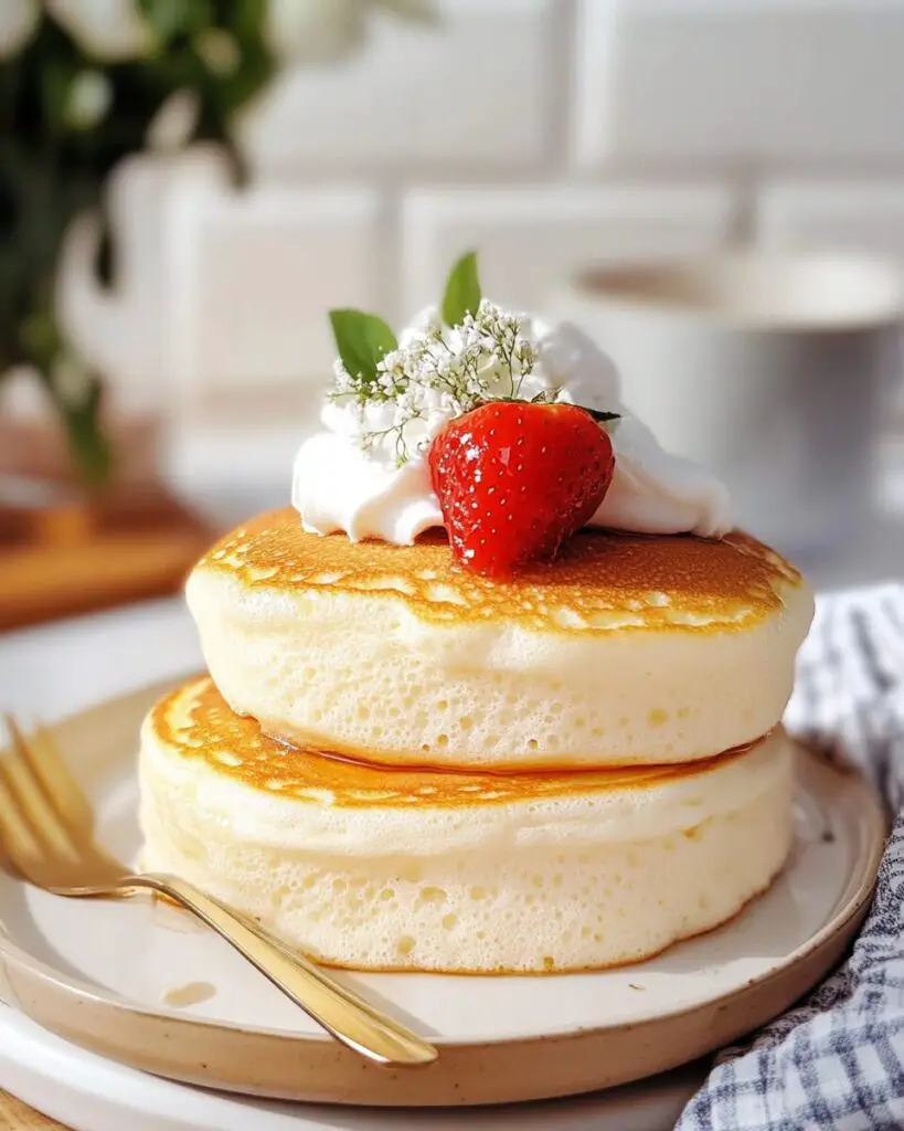 Jiggly Japanese Soufflé Pancakes