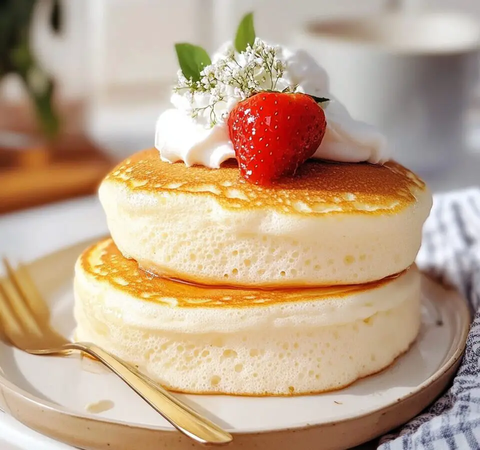 Jiggly Japanese Soufflé Pancakes