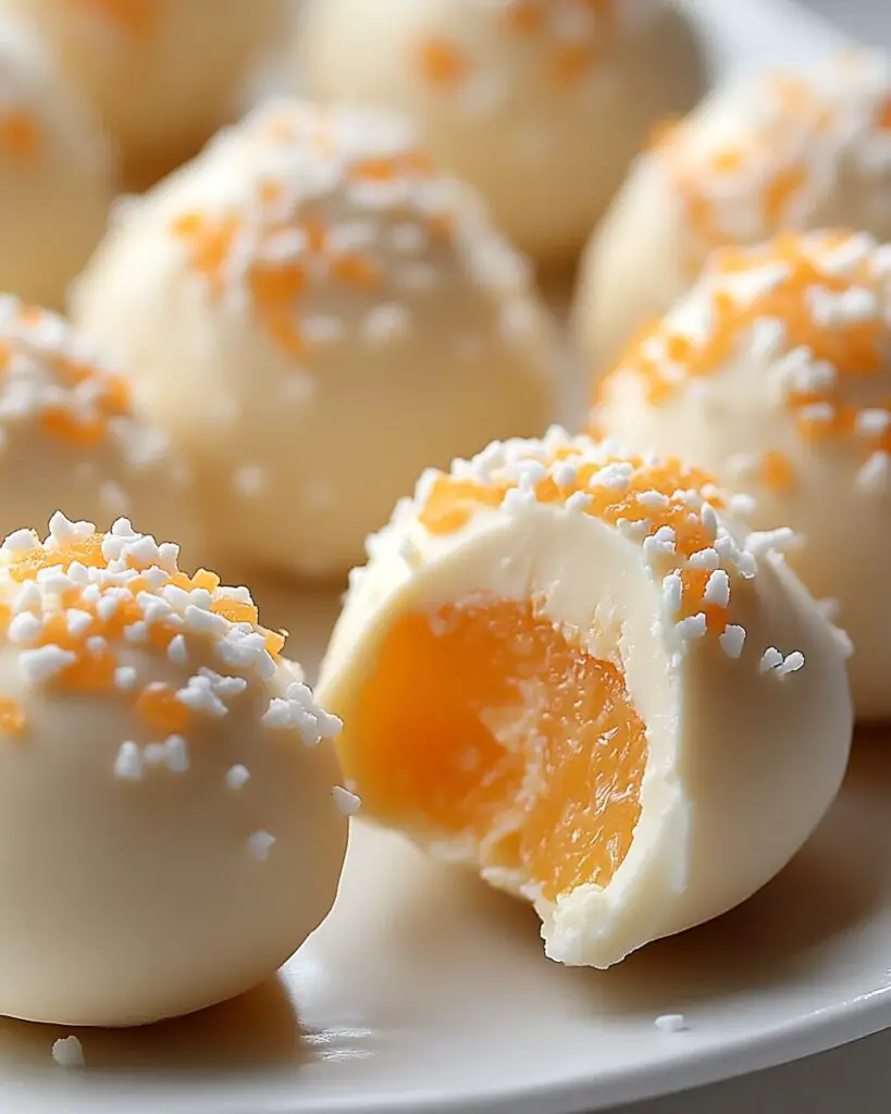 No-Bake Orange Creamsicle Truffles