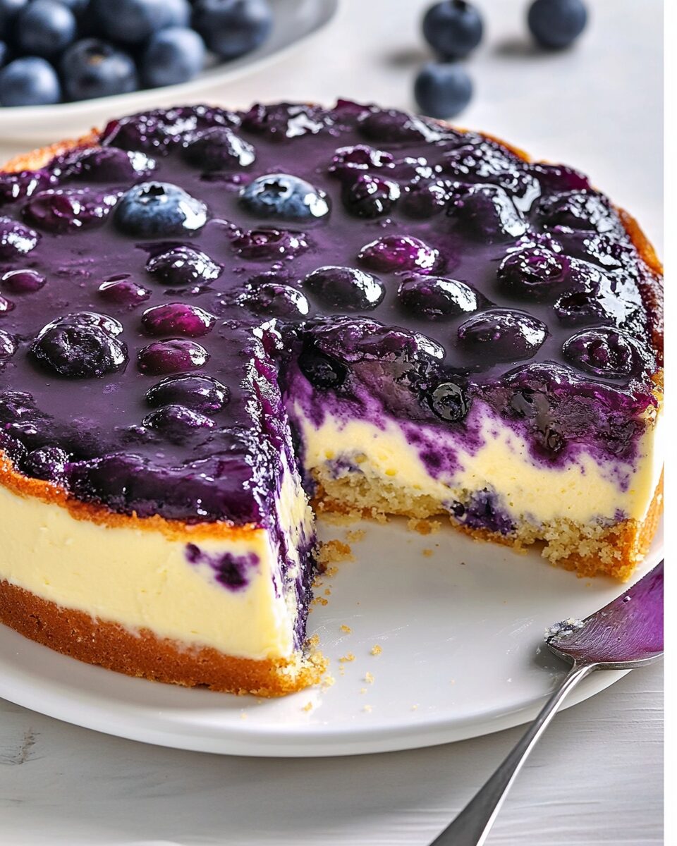 Nova Scotia Blueberry Cream Cake