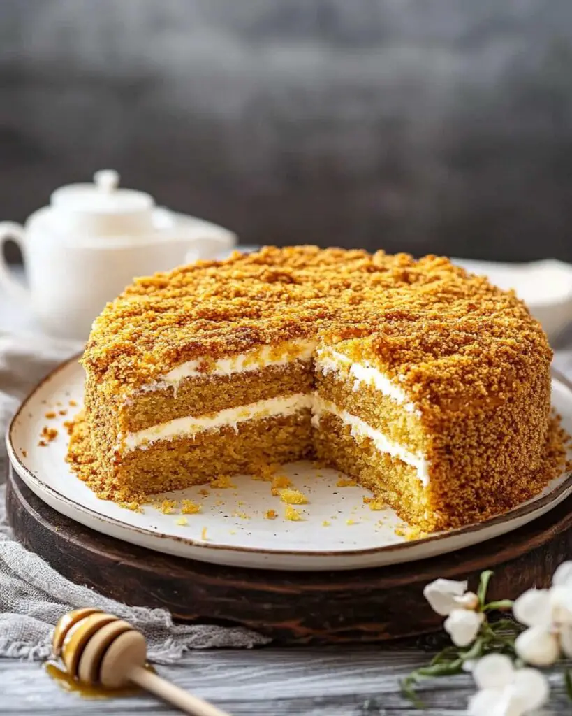 Medovik Honey Cake