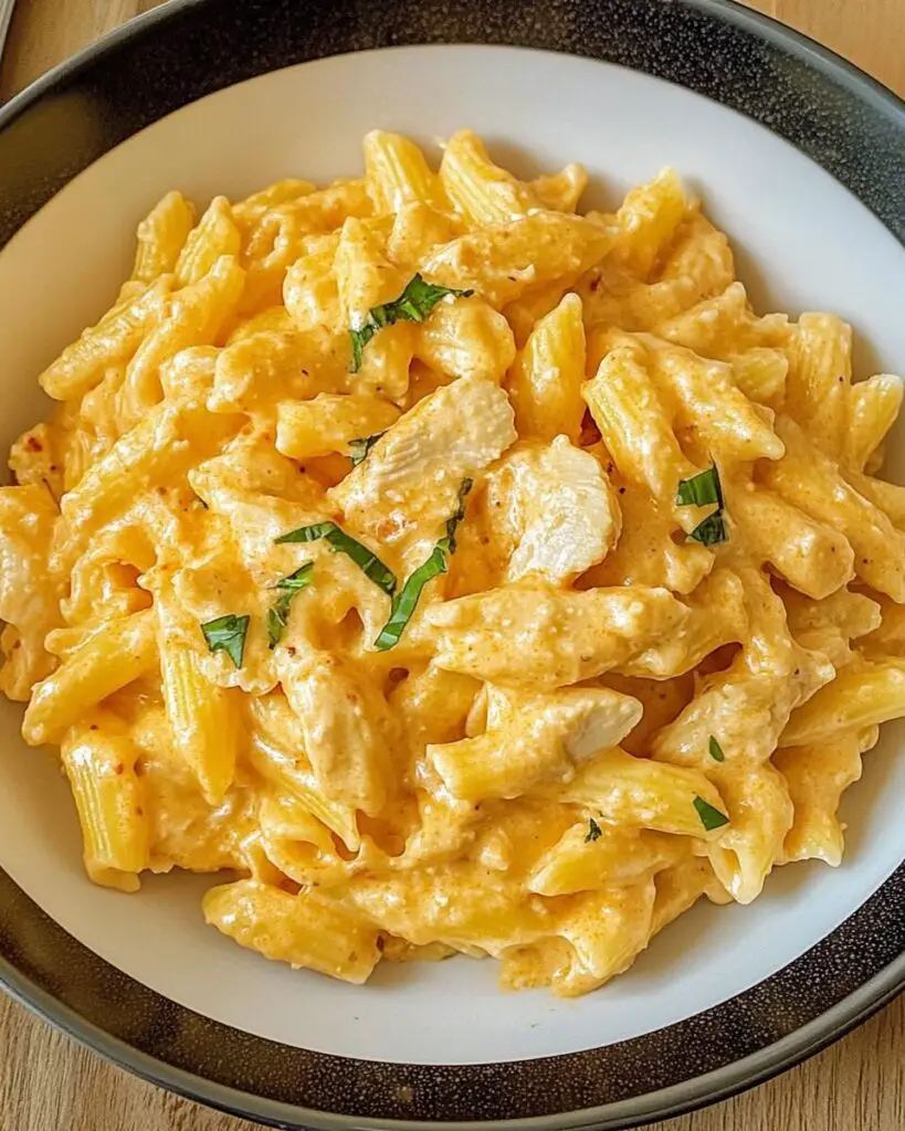 Buffalo Chicken Alfredo Pasta