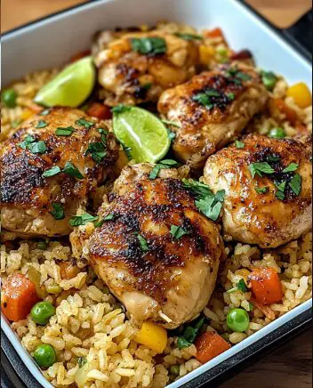 Caribbean Chicken and Rice