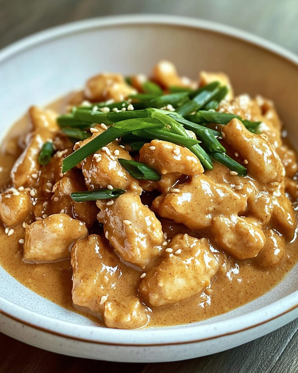 Chinese Peanut Butter Chicken