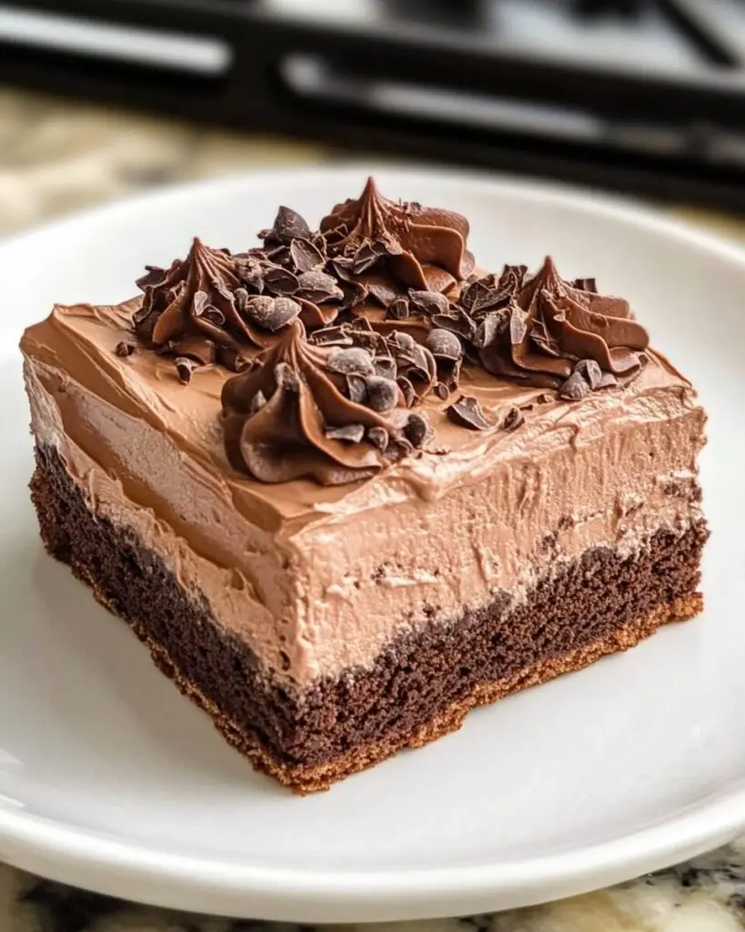 Chocolate Mousse Brownies