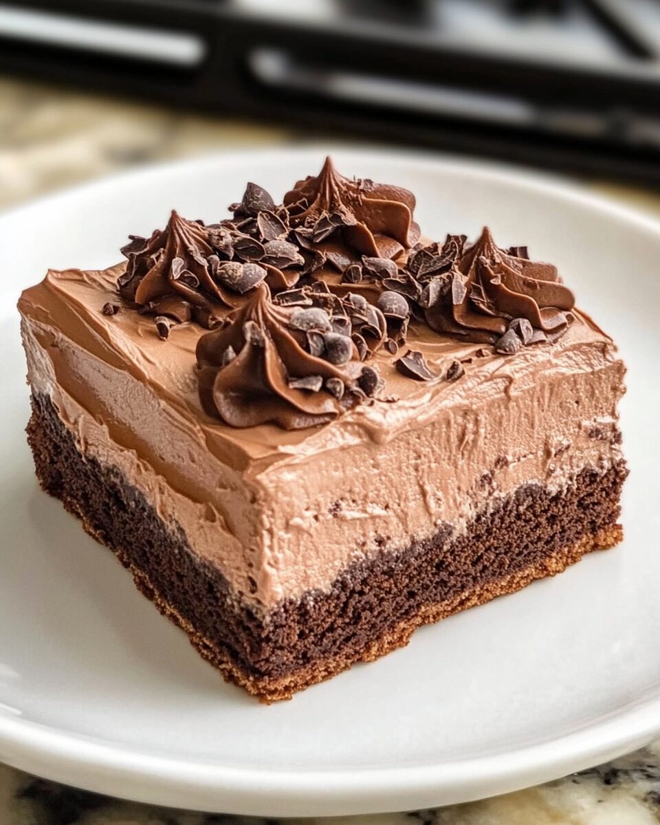 Chocolate Mousse Brownies