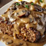 Classic Meatloaf with Mushroom Gravy
