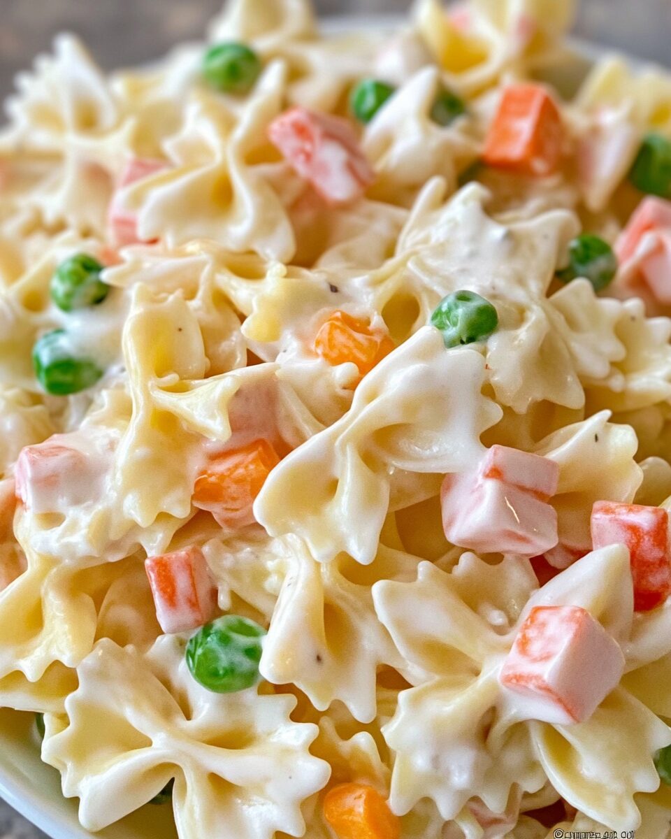 Creamy Bow Tie Pasta Salad