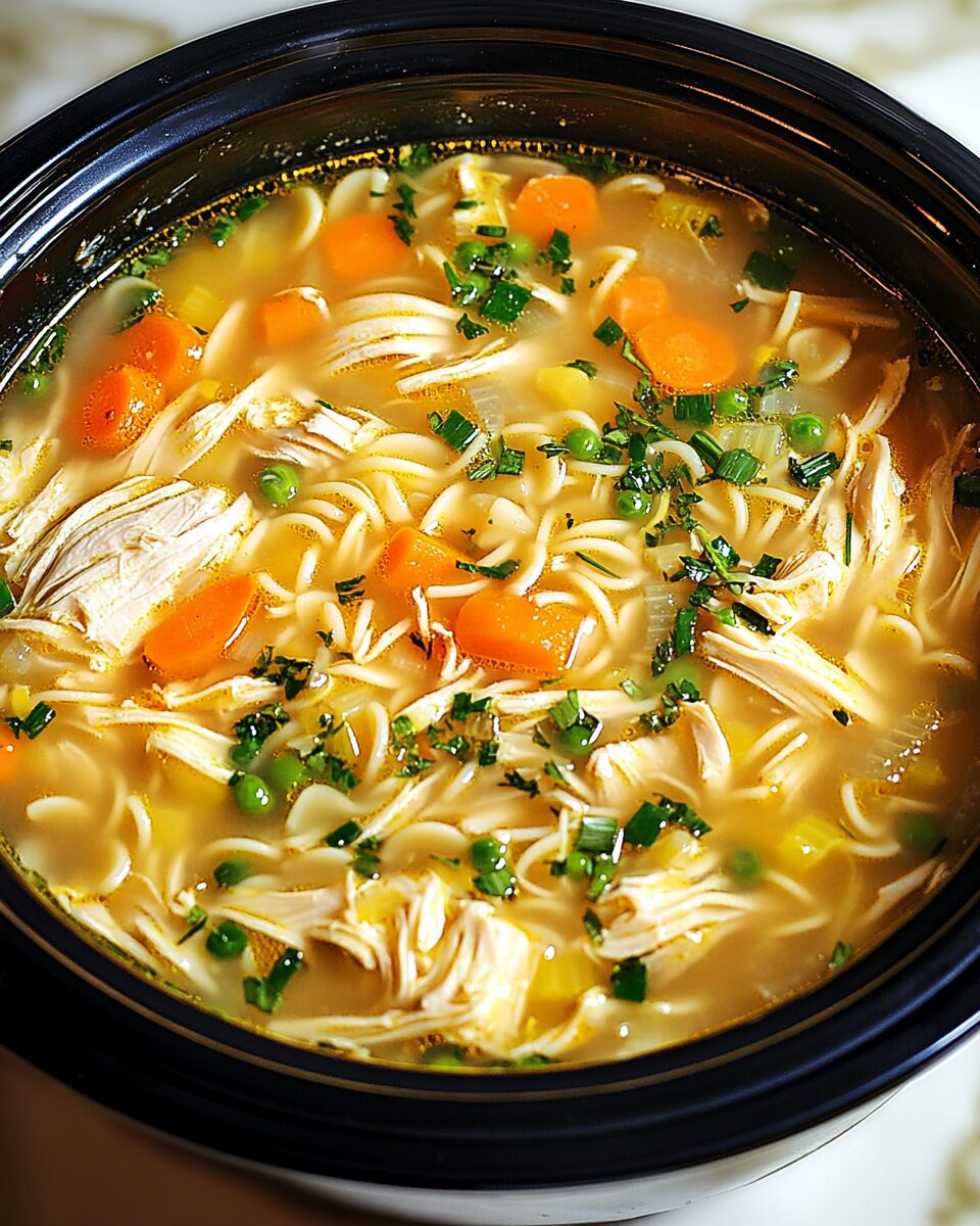 Crockpot Chicken Noodle Soup