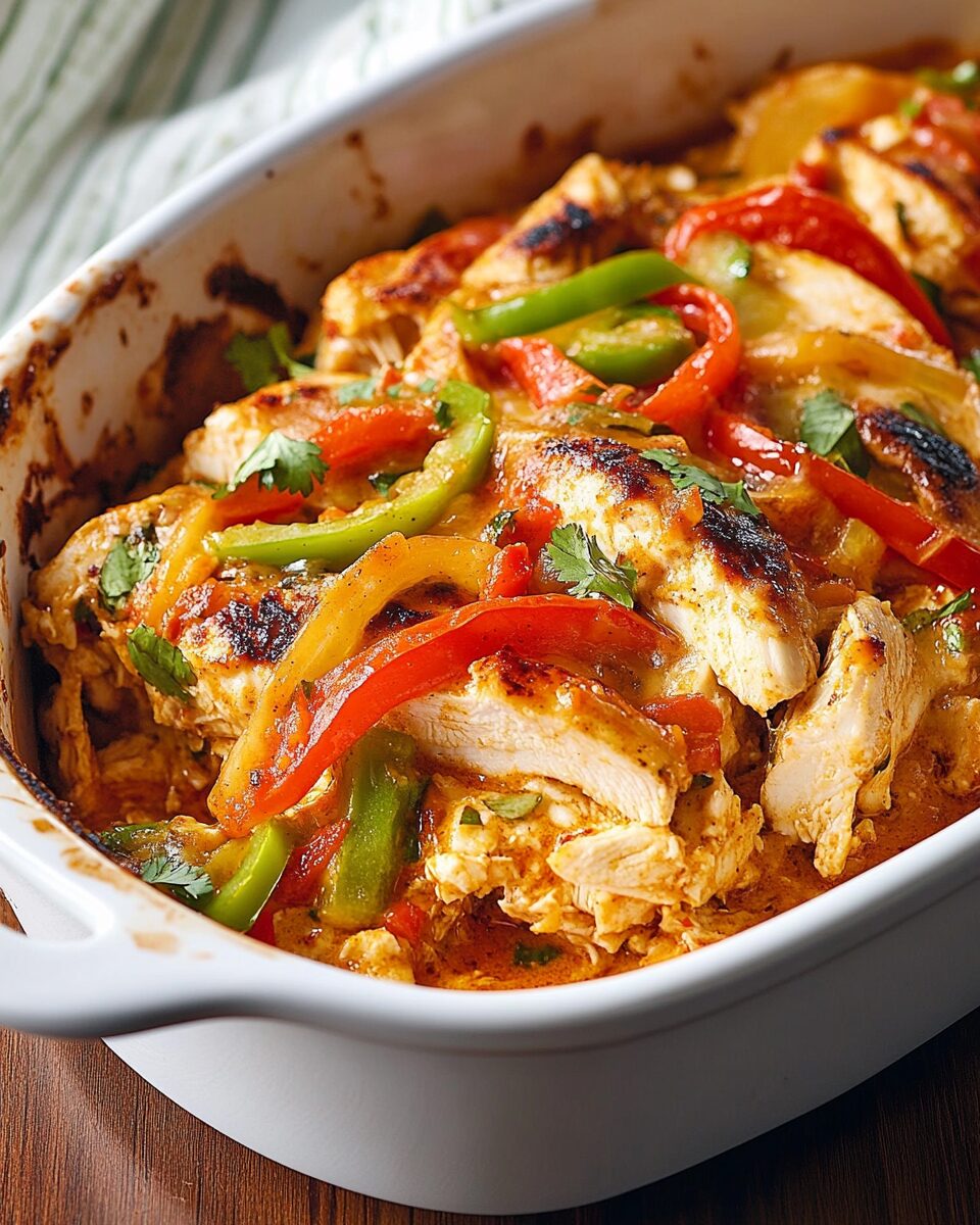 Fajita Chicken Casserole