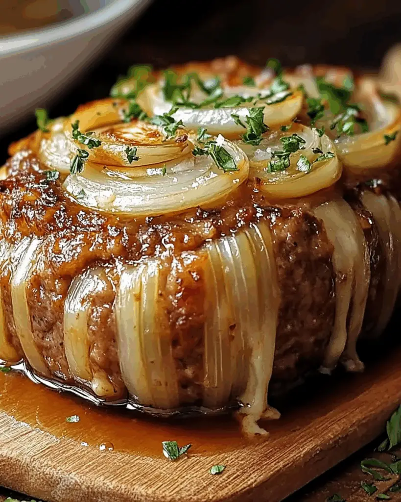 Meatloaf Onion Style