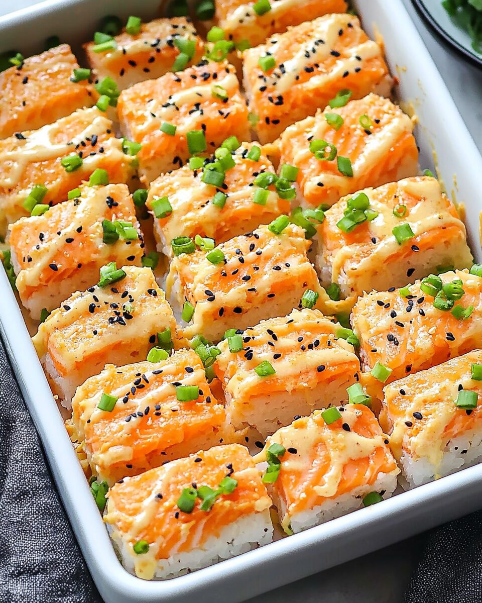 Salmon Sushi Bake