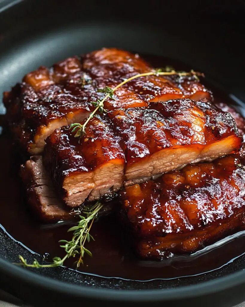 Slow Cooker Pork Belly