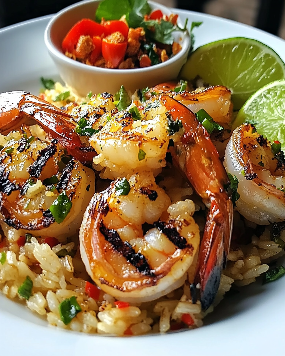 Thai Chili Lemongrass Grilled Shrimp