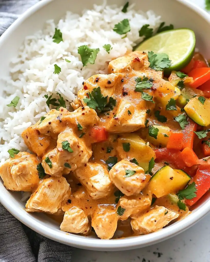 Coconut Chicken Rice Bowl