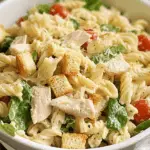 Creamy Pasta Caesar Salad