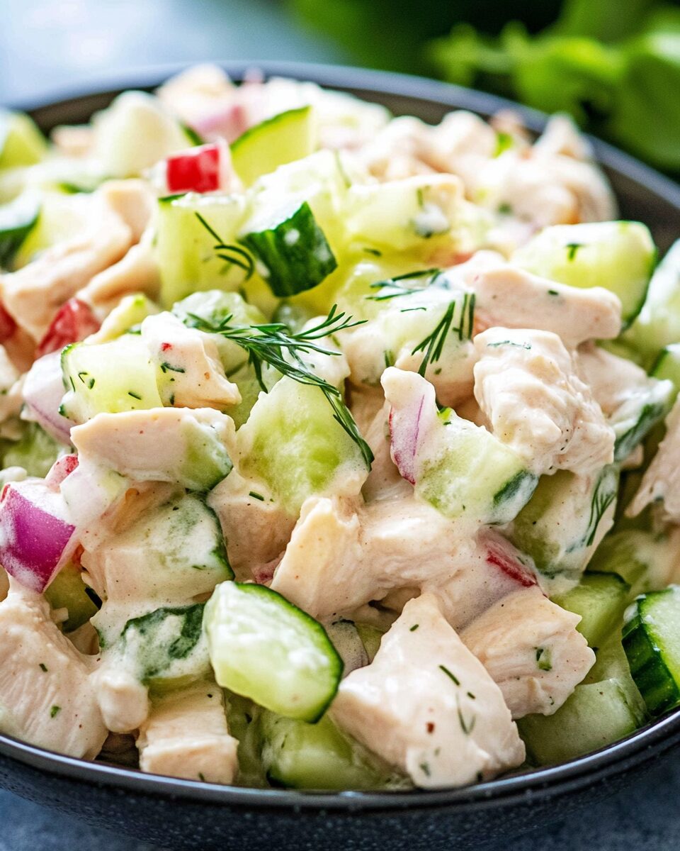 Cucumber Chicken Salad