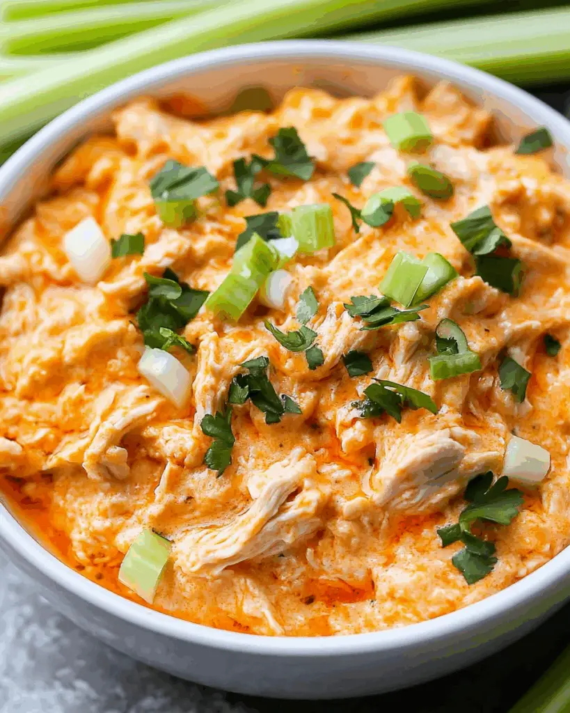 Healthy Buffalo Chicken Dip