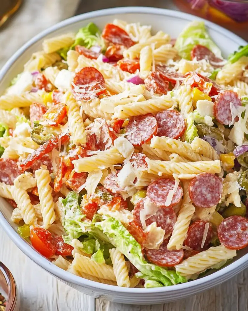 Italian Grinder Pasta Salad