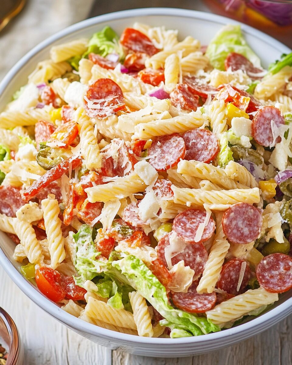 Italian Grinder Pasta Salad