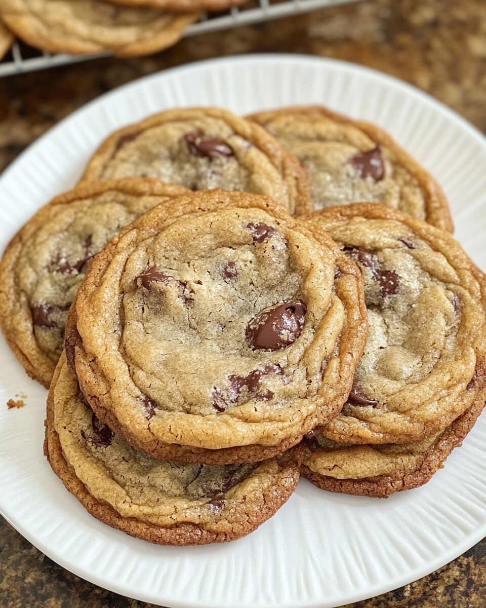 NYC Crispy Thin & Gooey Chocolate Chip Cookies