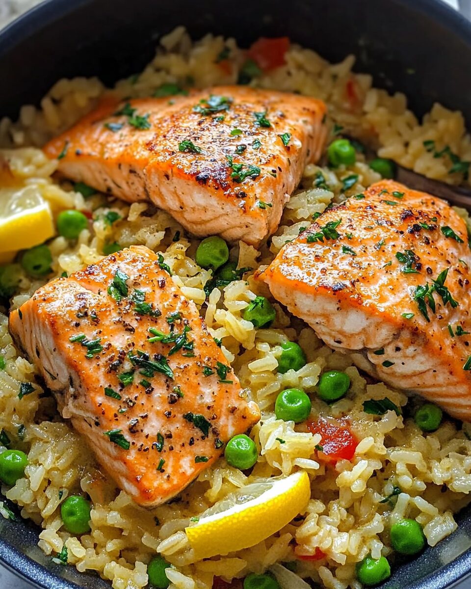 One-Pot Salmon and Rice Delight