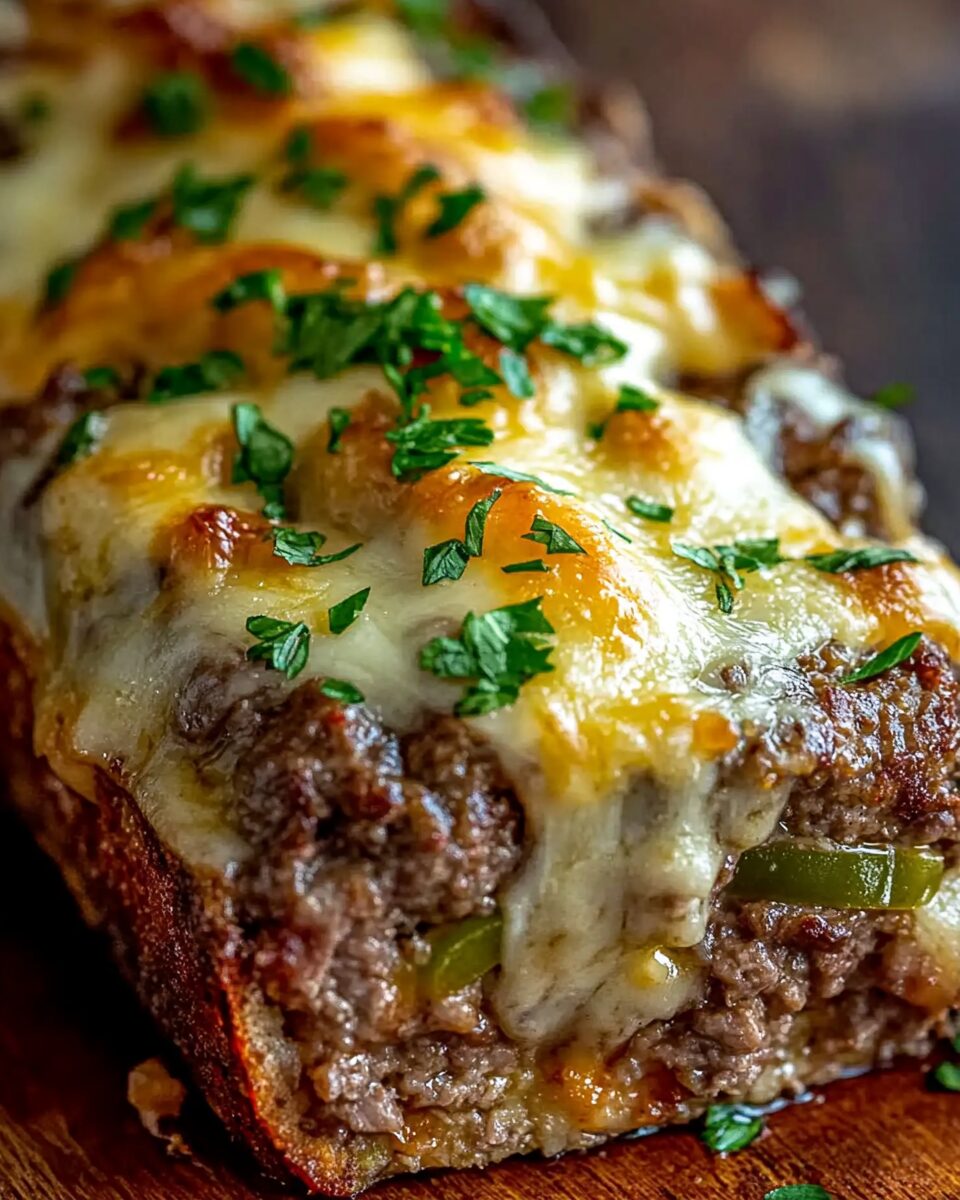 Philly Cheesesteak Meatloaf