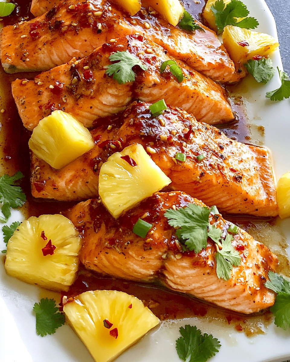 Pineapple Glazed Salmon