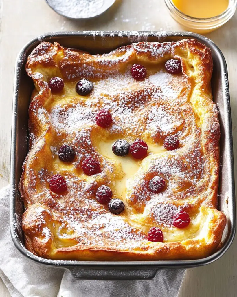 Puffy Oven-Baked German Pancake