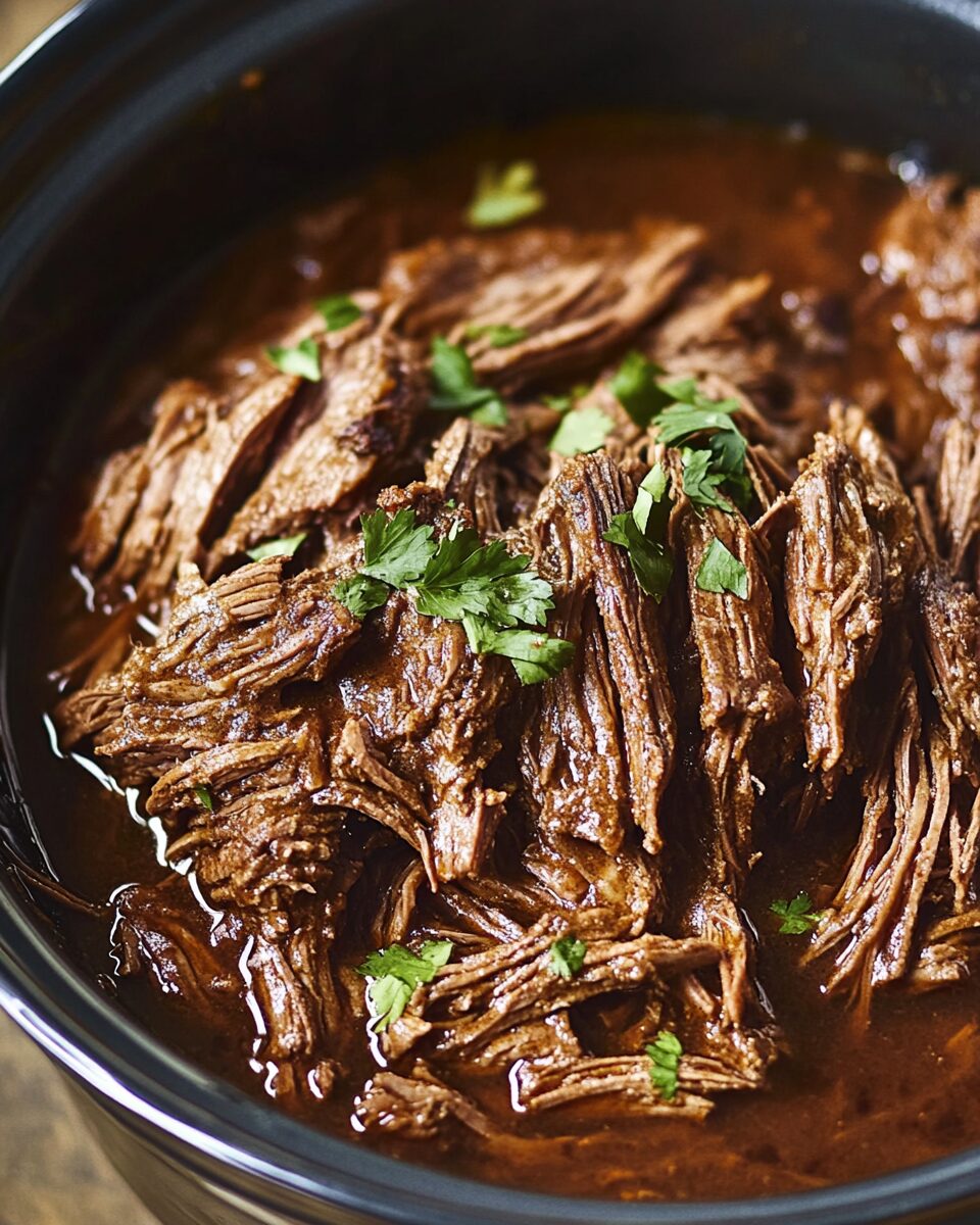 Slow Cooker Shredded Beef